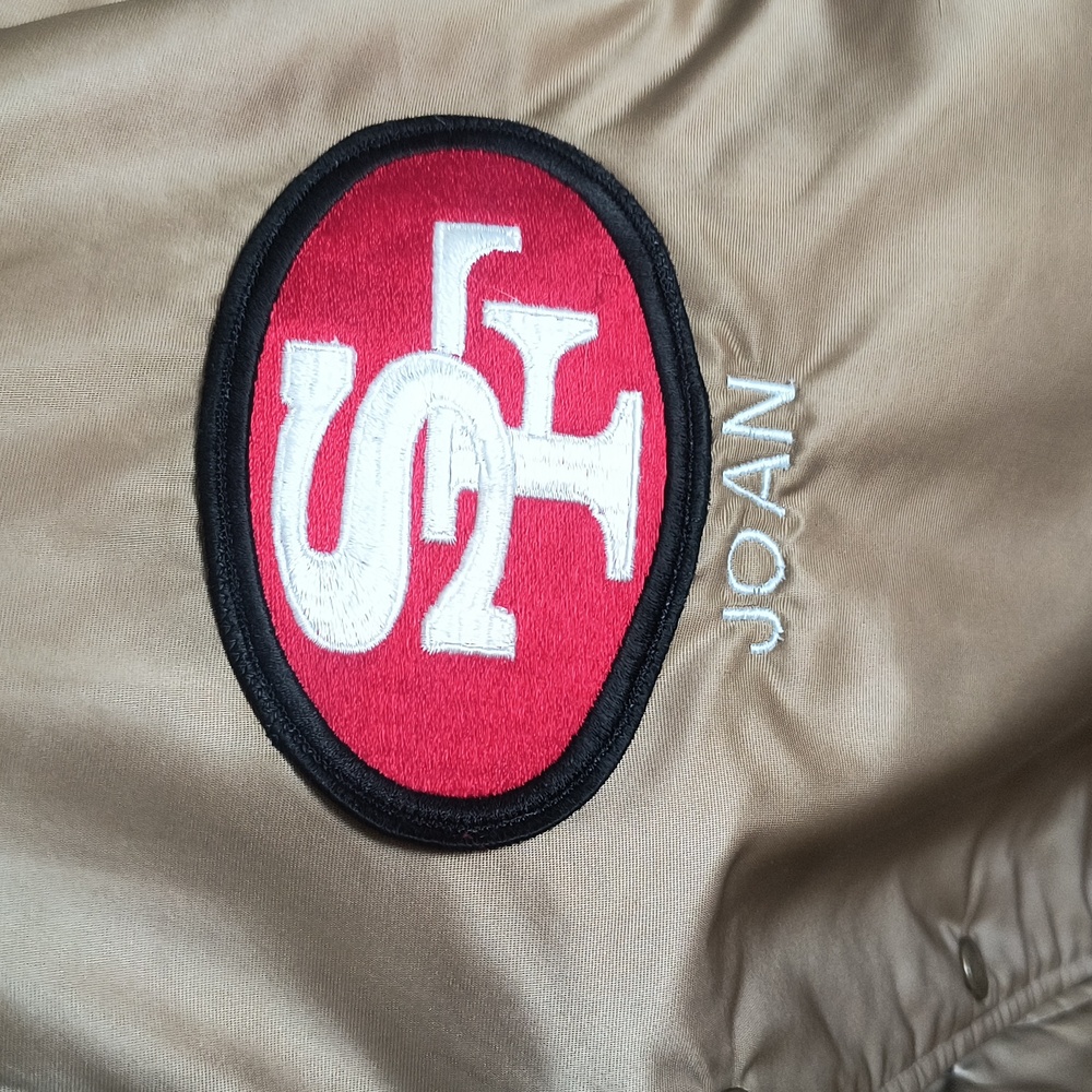 VTG NFL Super Bowl 19 Champions San Francisco 49ers Gold Bomber Starter Jacket - Picture 5 of 17
